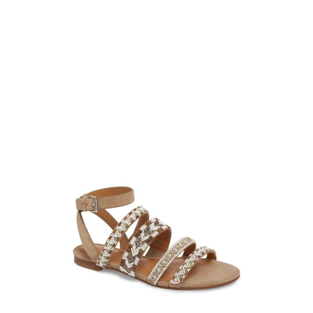 REBECCA MINKOFF Womens Brown Leila Toe Block Heel Leather Slingback Sandal 7 M